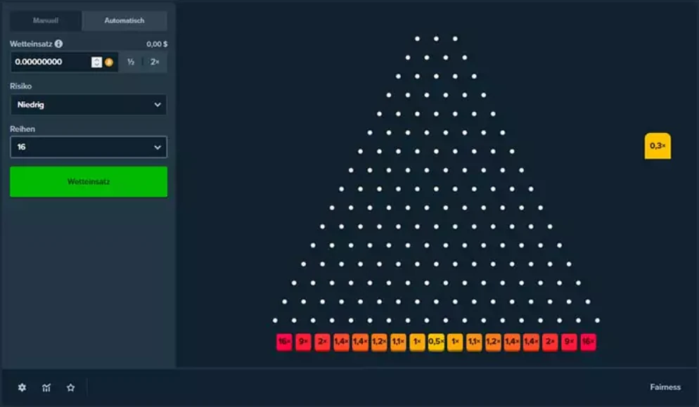 Livelli di rischio Plinko: basso, medio e alto spiegati