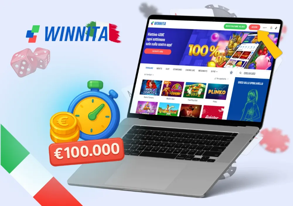 Che tipo di esperienza offre Winnita Casino ai giocatori italiani